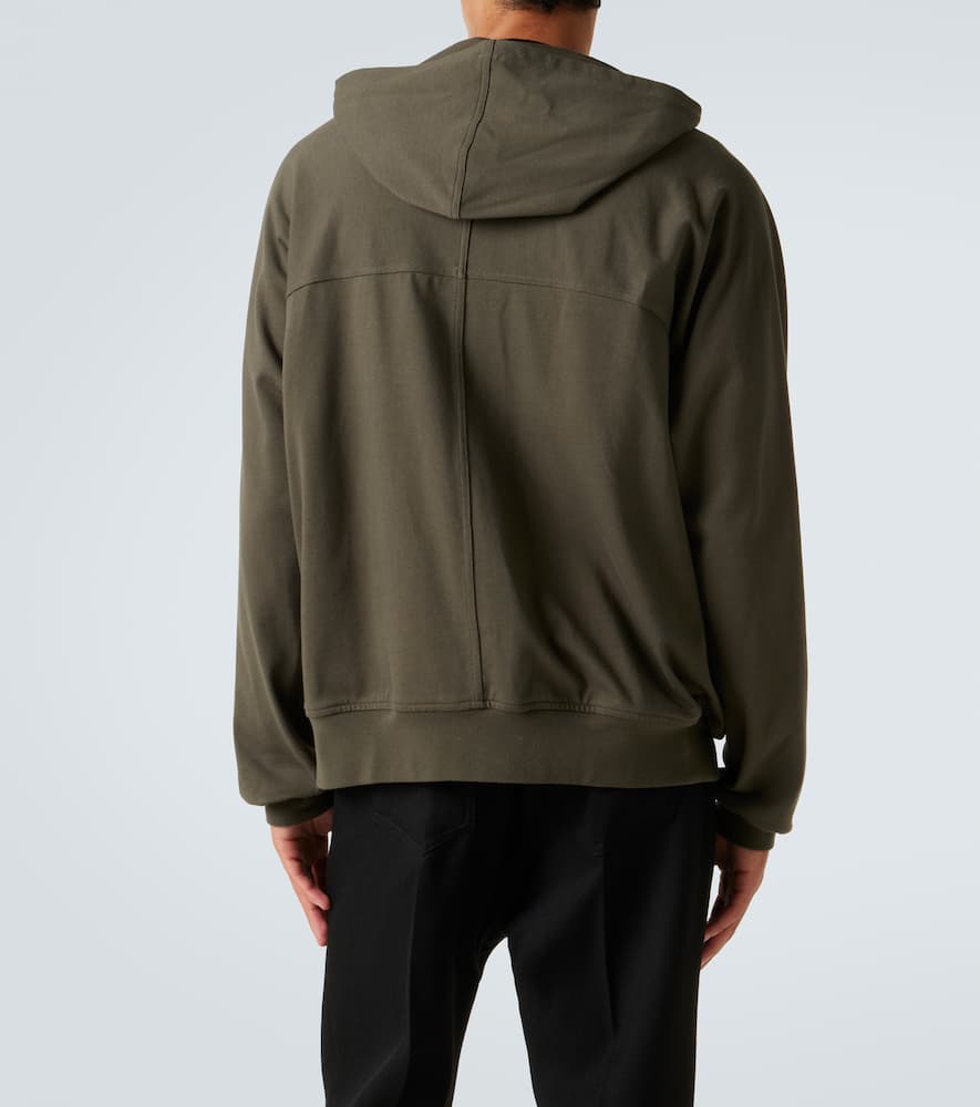 Cotton jersey hoodie