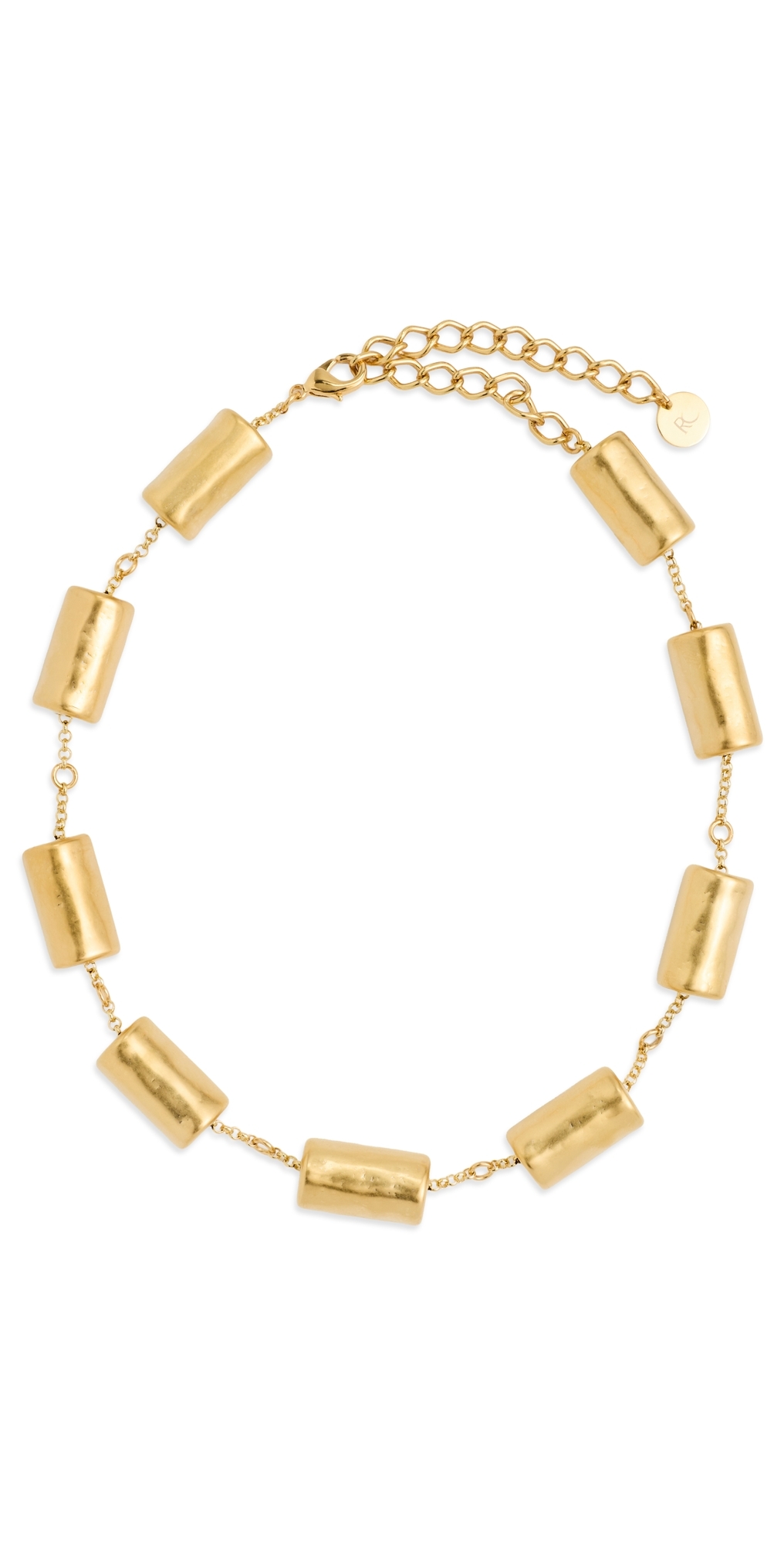 Bambu Necklace Vintage Gold One Size