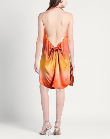 Woman Mini dress Orange Size 0 Viscose