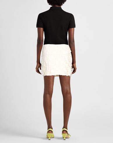 Woman Mini skirt Beige Size 6 Polyester