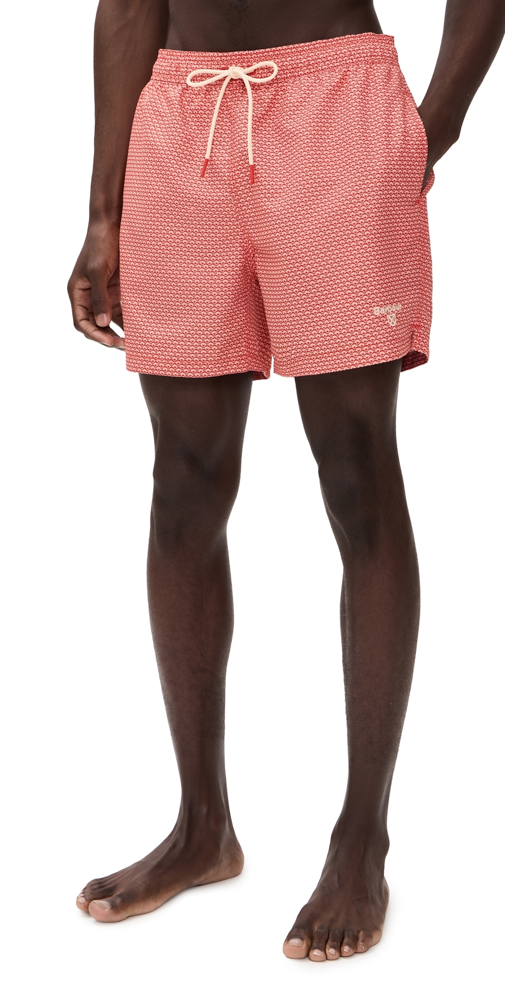 Shell Swim Shorts 6 Red