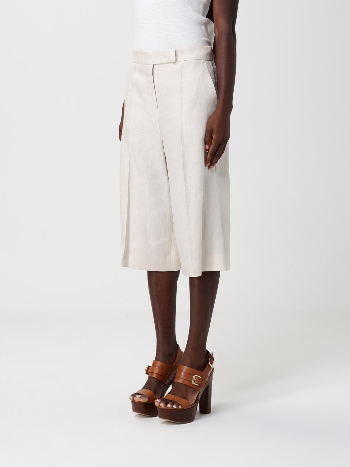 Pants Woman color Beige