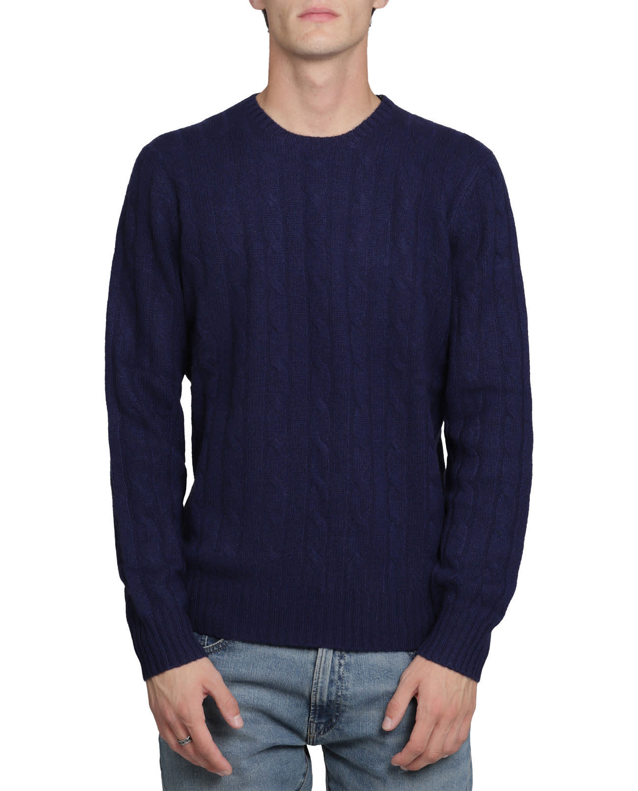 Dark Blue Crewneck Sweater