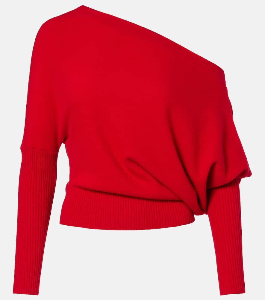 Paxi one-shoulder cashmere sweater