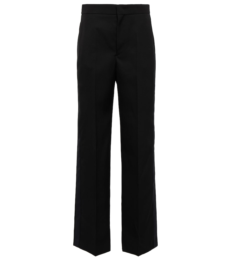 Scarly wide-leg wool pants