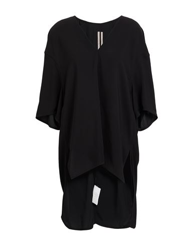 Rick Owens Woman Top Black Size 4 Viscose, Acetate