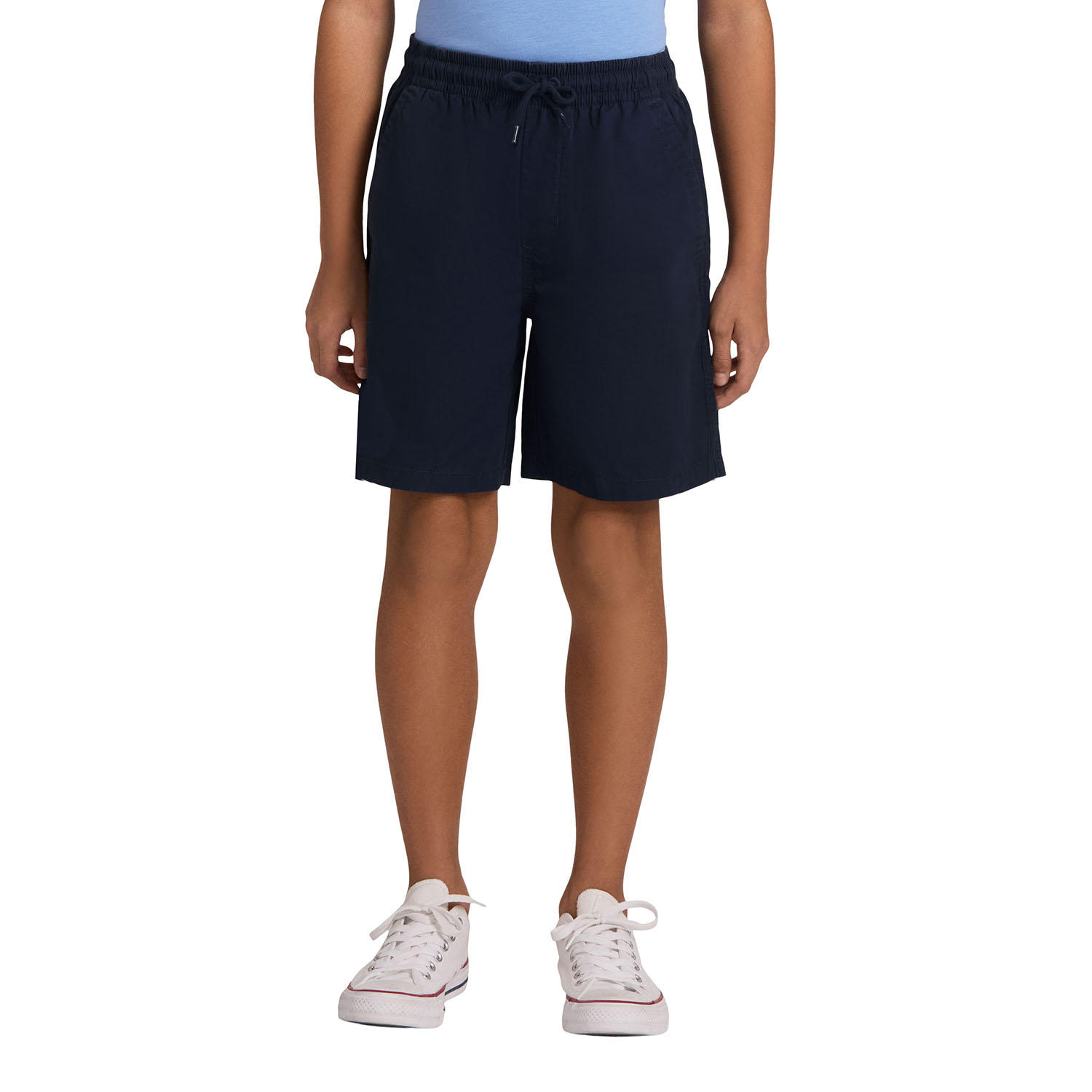 Kids Boys Pull On Short Navy 7:- Navy