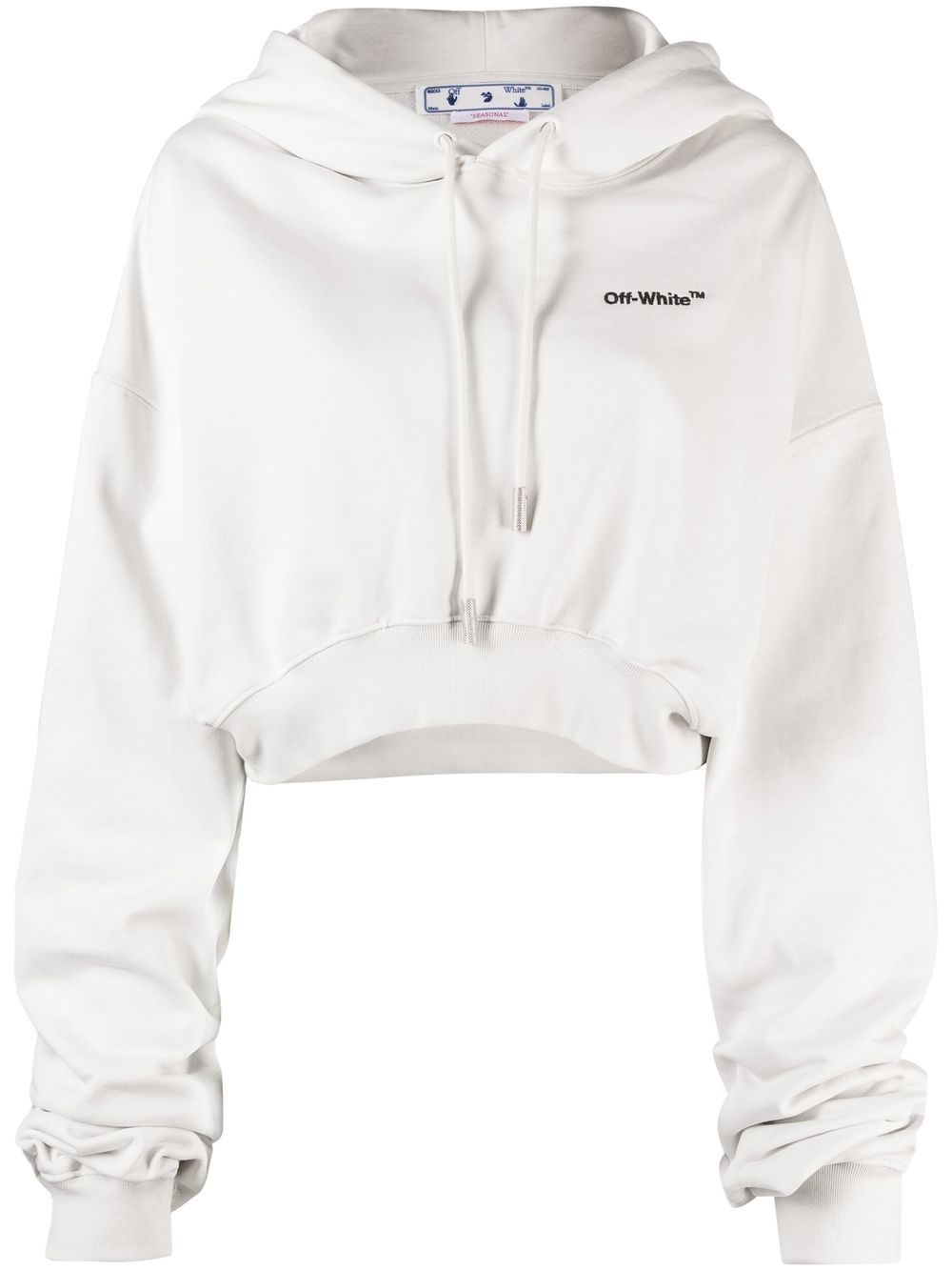 Cropped Hoodie With Logo