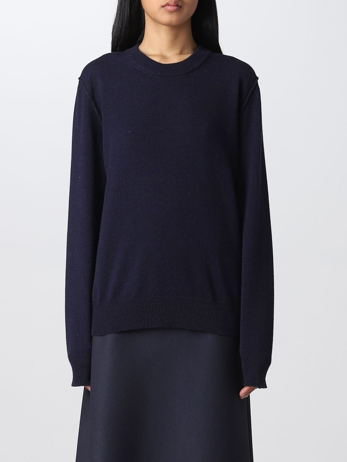 Crew-neck long-sleeve jumper