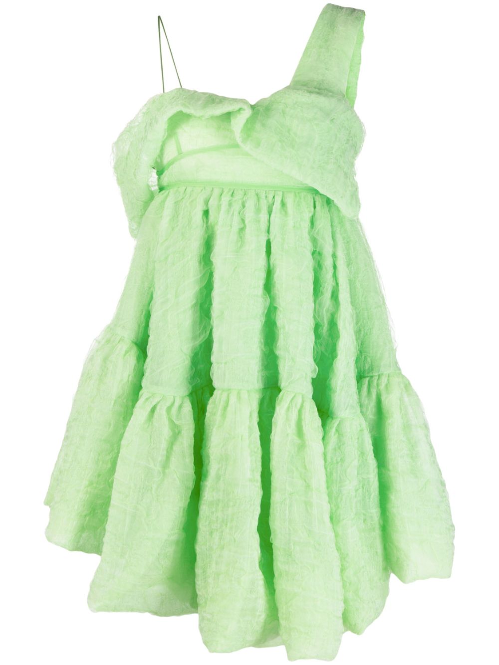 Soon draped asymmetric dress - Green