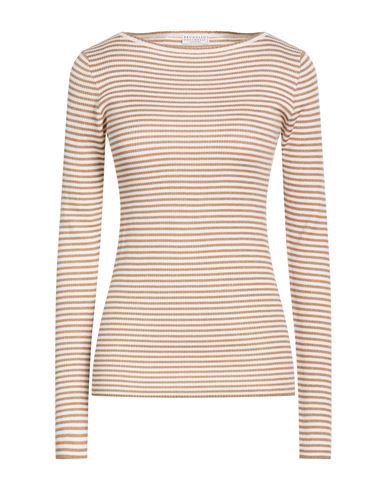 Woman Sweater Sand Size L Cashmere, Silk