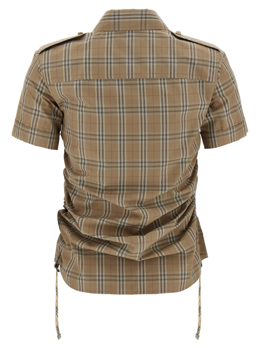 Burberry - Check Shirt Shirt, Blouse Multicolor
