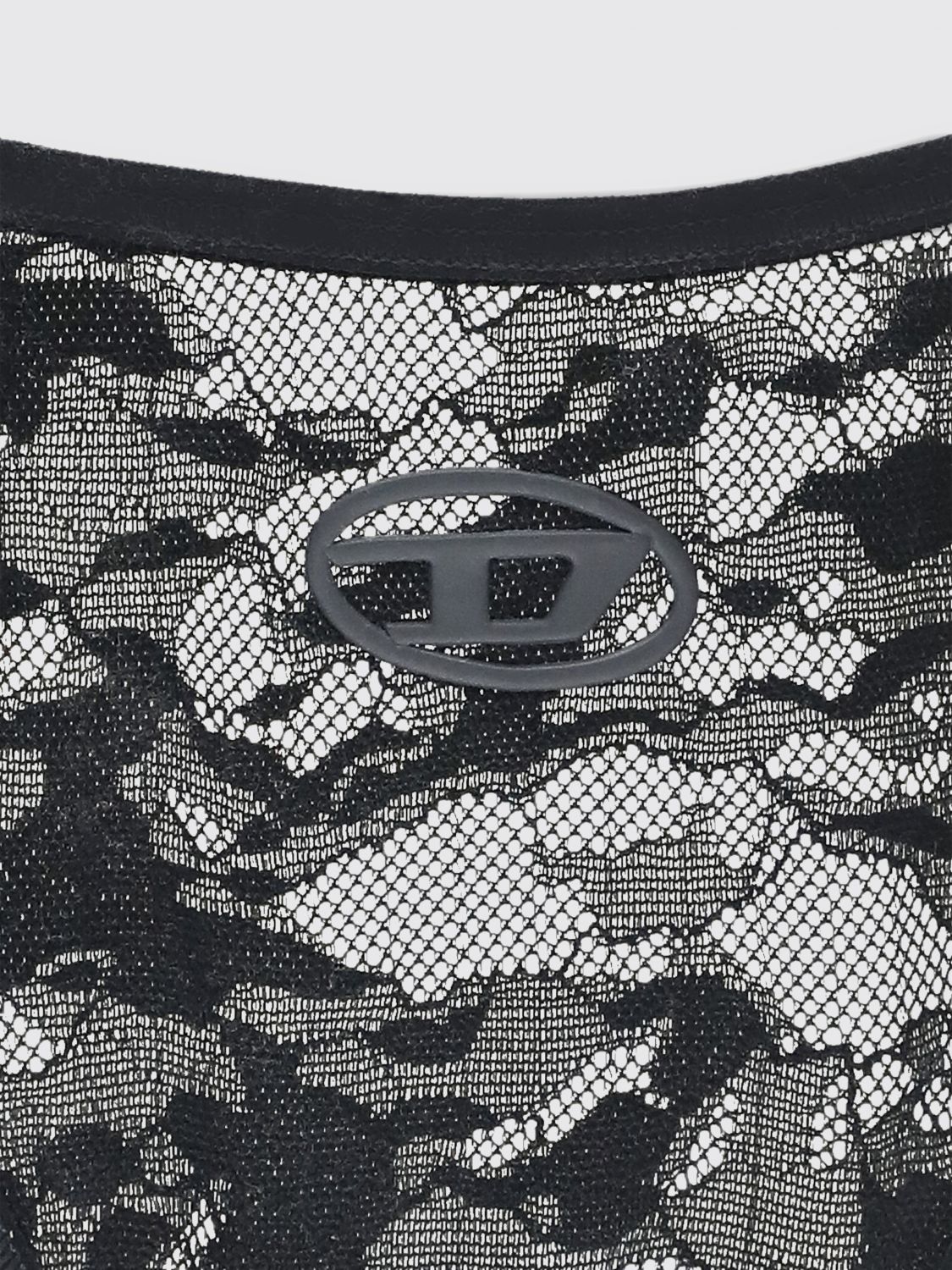 Diesel Punchy-Utlt lace-detail thong - Black