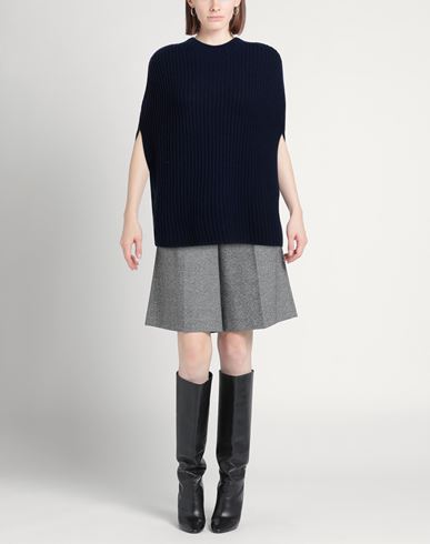Woman Sweater Navy Size 8 Wool, Cashmere
