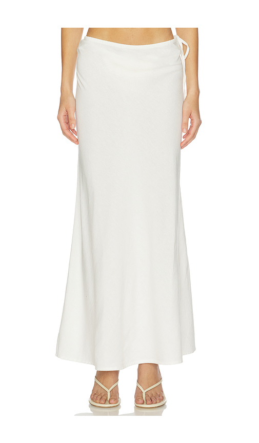 LSPACE Stop And Stare Skirt in Cream. XS. Also in S, M