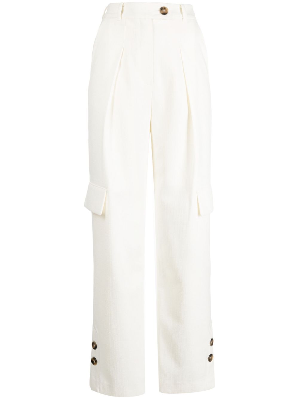 Straight-leg trousers - White