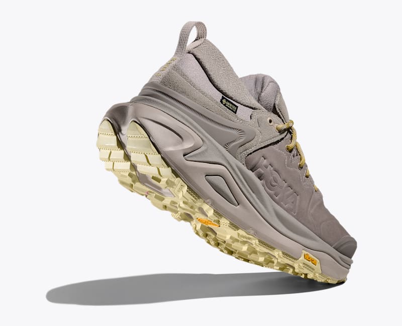 HOKA Men's Kaha 3 Low GTX Shoes in Cement/Putty