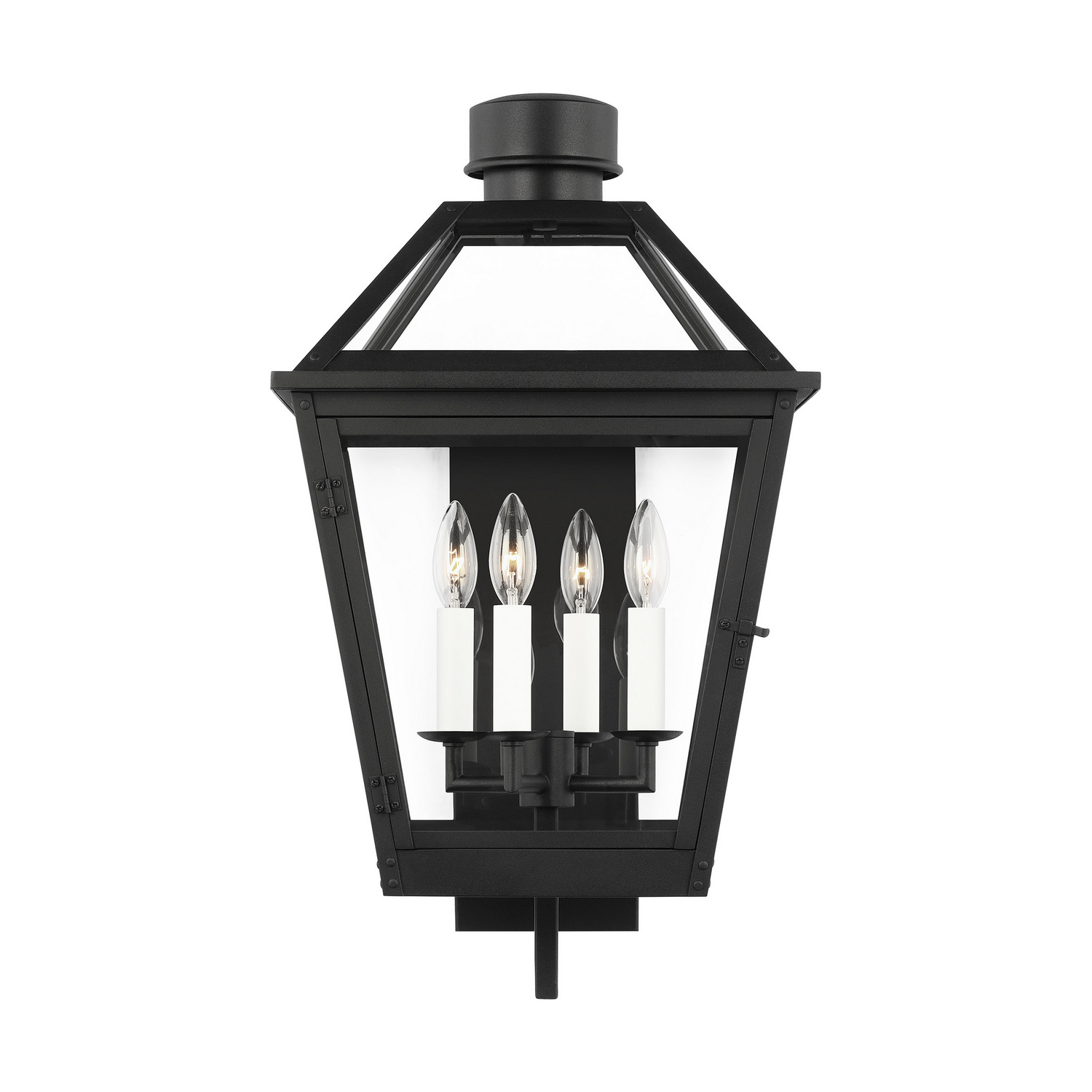 Visual Comfort Studio Hyannis 4-Light Outdoor Wall Light in Textured Black by Chapman & Myer