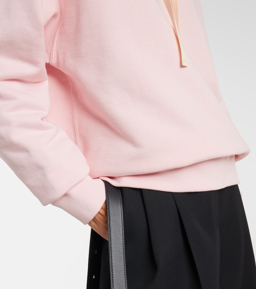 Cotton jersey hoodie