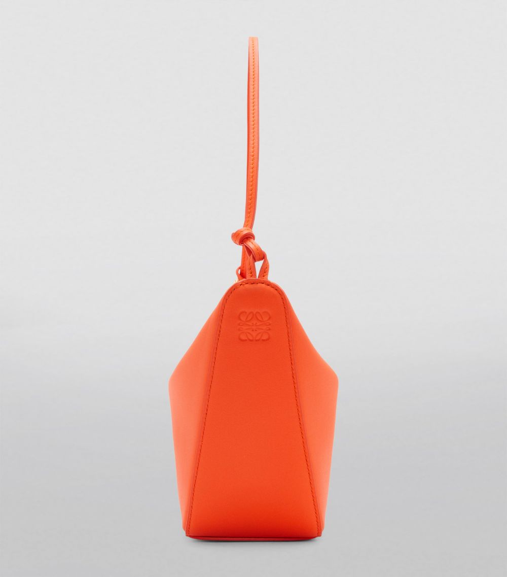 Mini Leather Hammock Hobo Bag