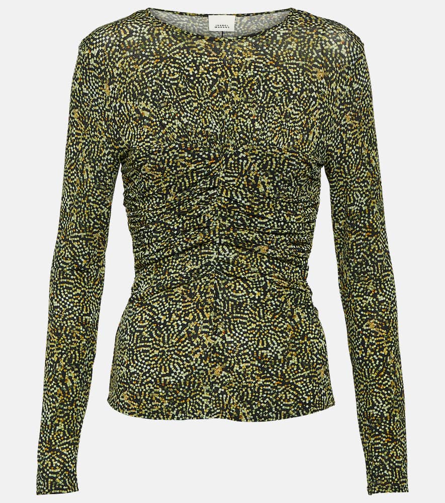 Jalilagb draped jersey top