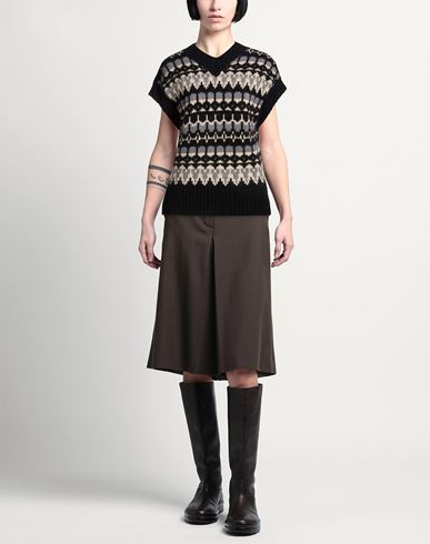 Woman Sweater Black Size M Alpaca wool, Polyamide, Wool, Elastane