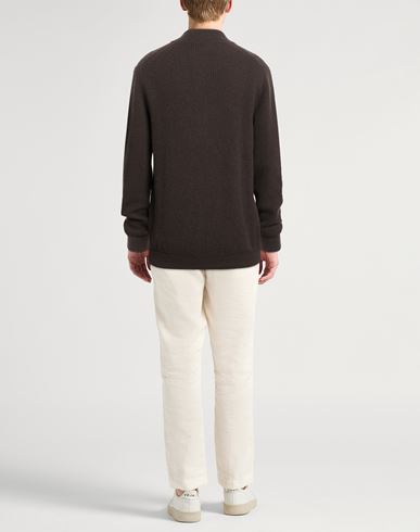 Man Cardigan Dark brown Size S Wool, Cashmere