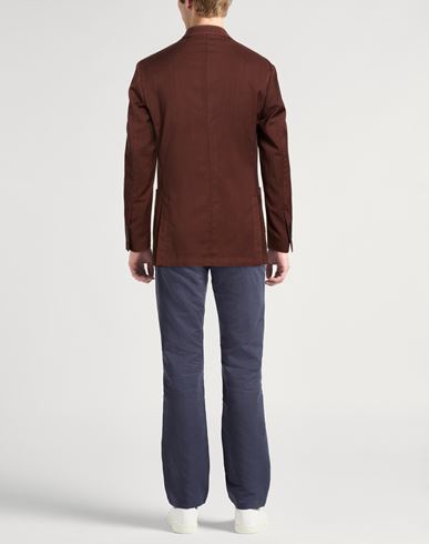 Man Blazer Brown Size 38 Virgin Wool