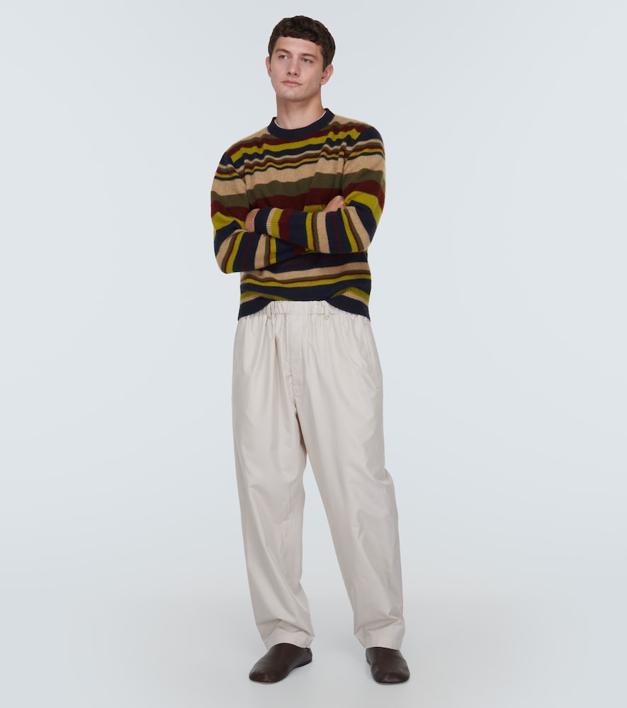 Striped cashmere sweater