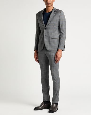 Man Suit Blue Size 42 Wool, Elastane
