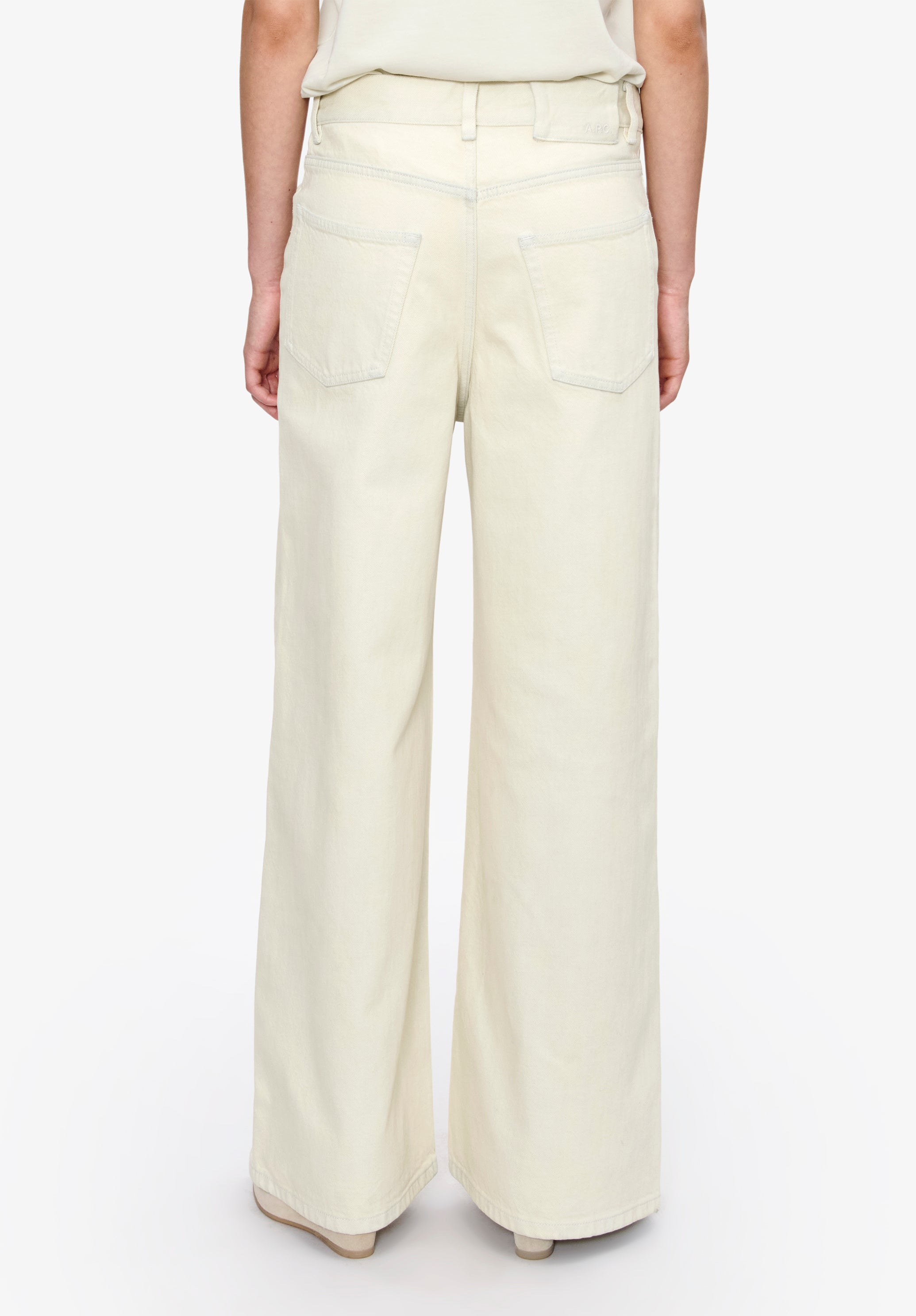 A. P.C. Women's Clyde Jeans Size: 24 in Bleached out