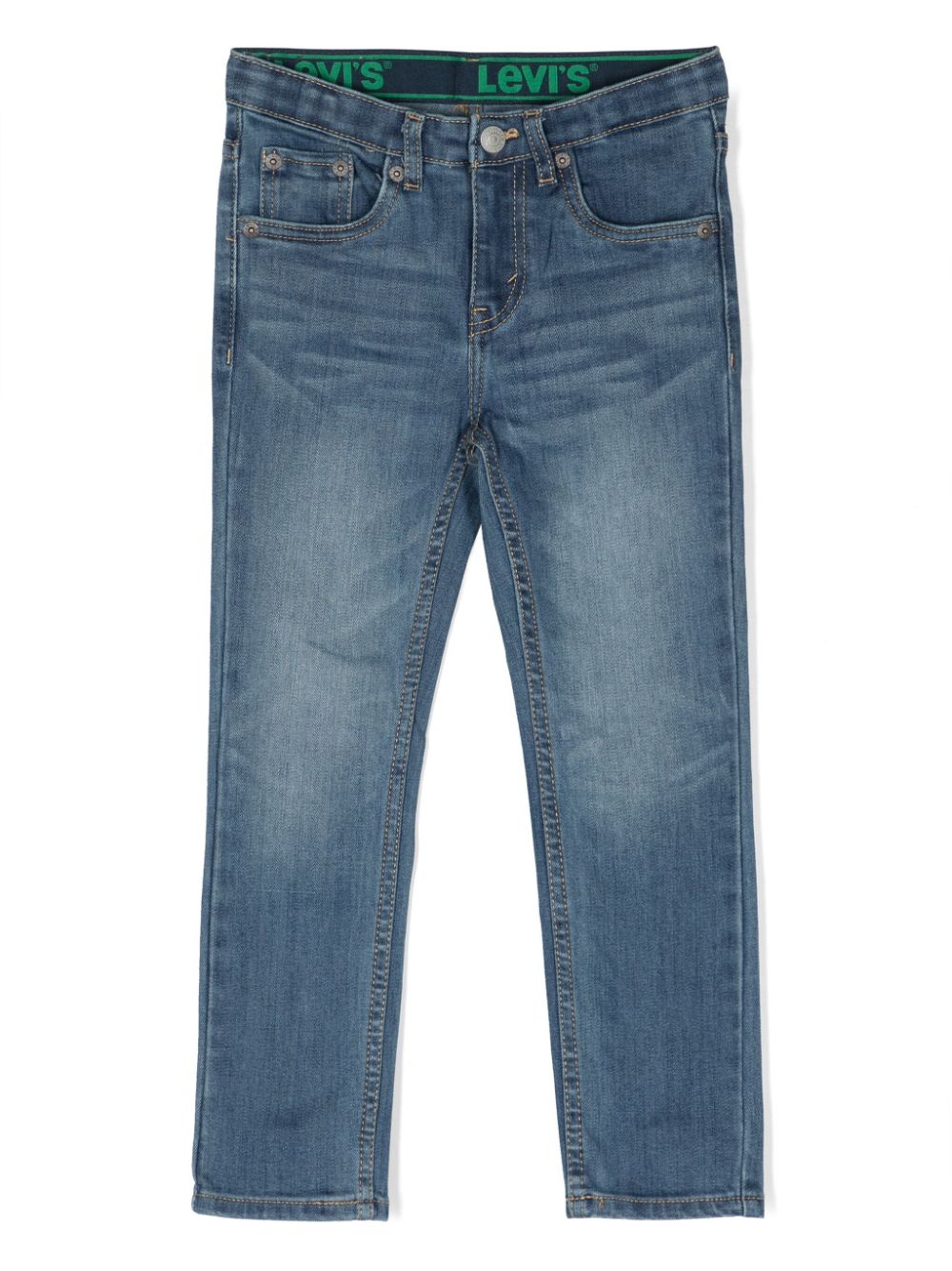 510™ mid-rise slim-cut jeans - Blue