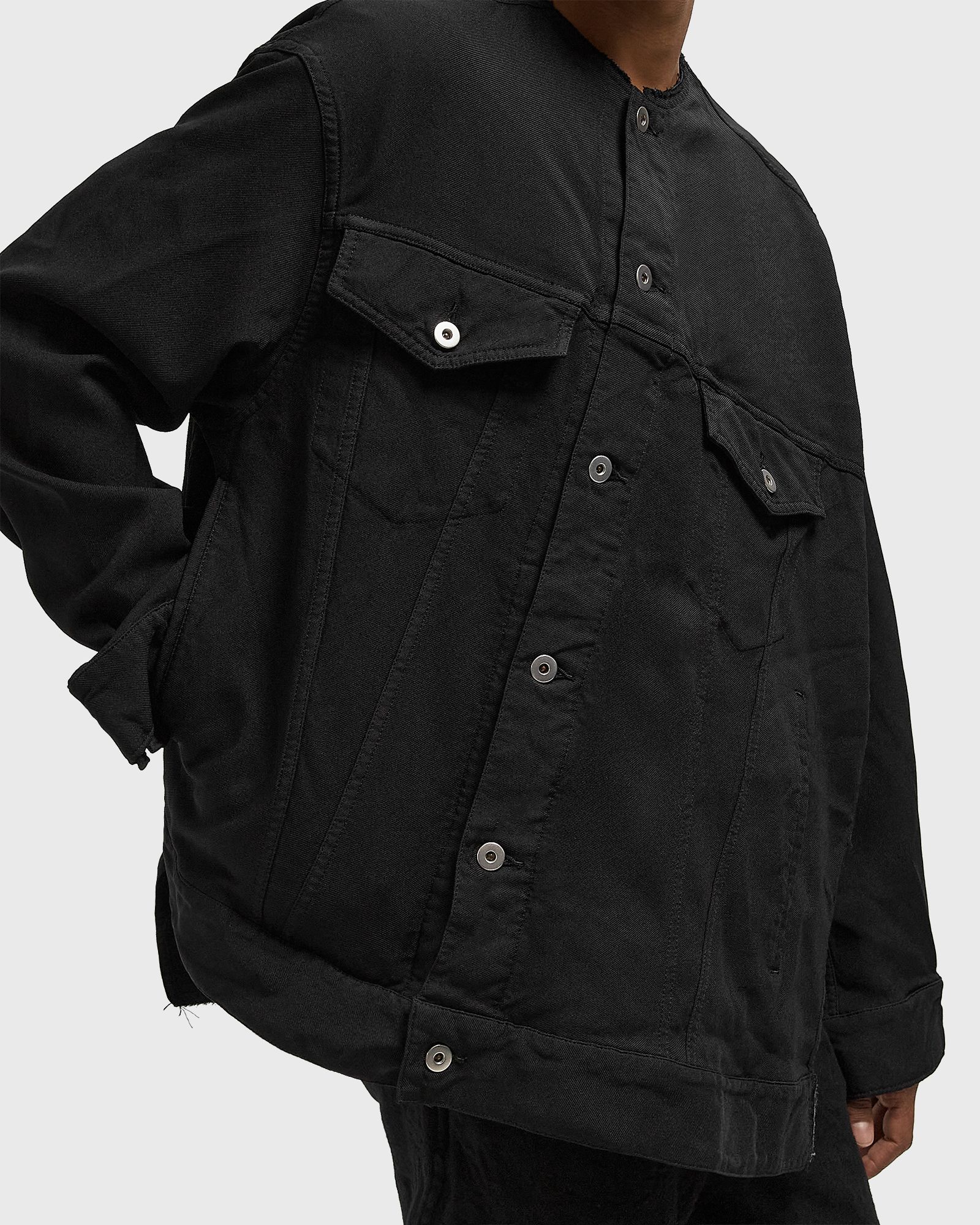 JACKET black male Denim Jackets now available at BSTN