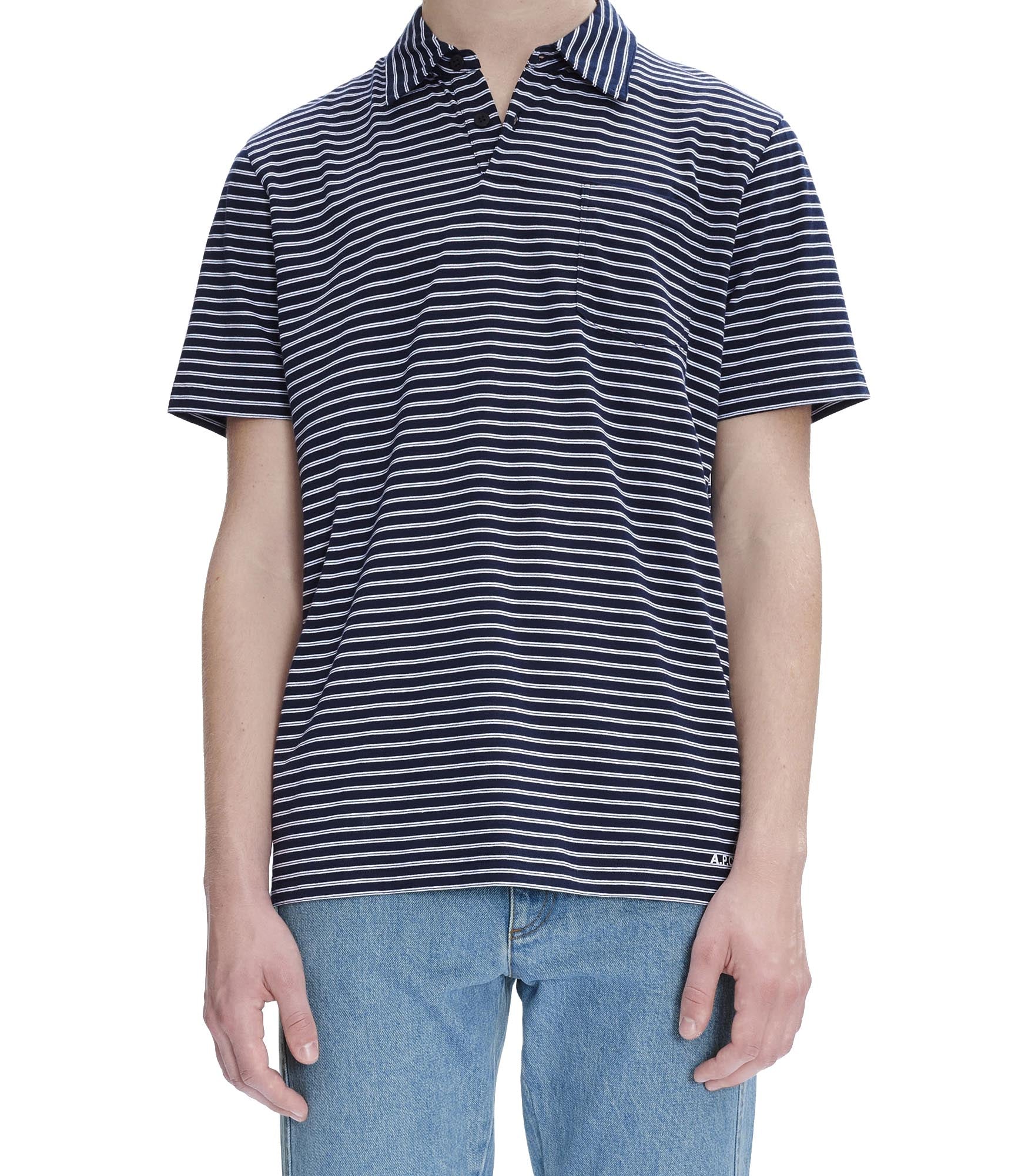 Pablo polo shirt IAK - Dark navy blue