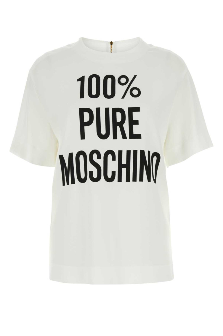 White Crepe T-shirt
