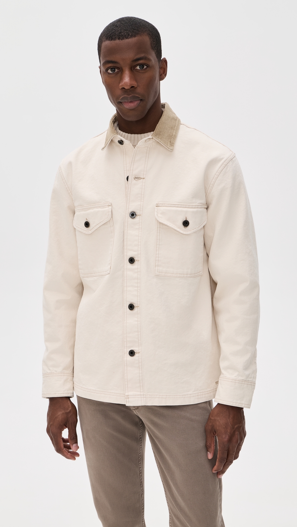 Jac Rustic Canvas Shirt Natural Seed