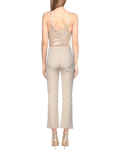 Woman Pants Beige Size 12 Polyester, Elastane