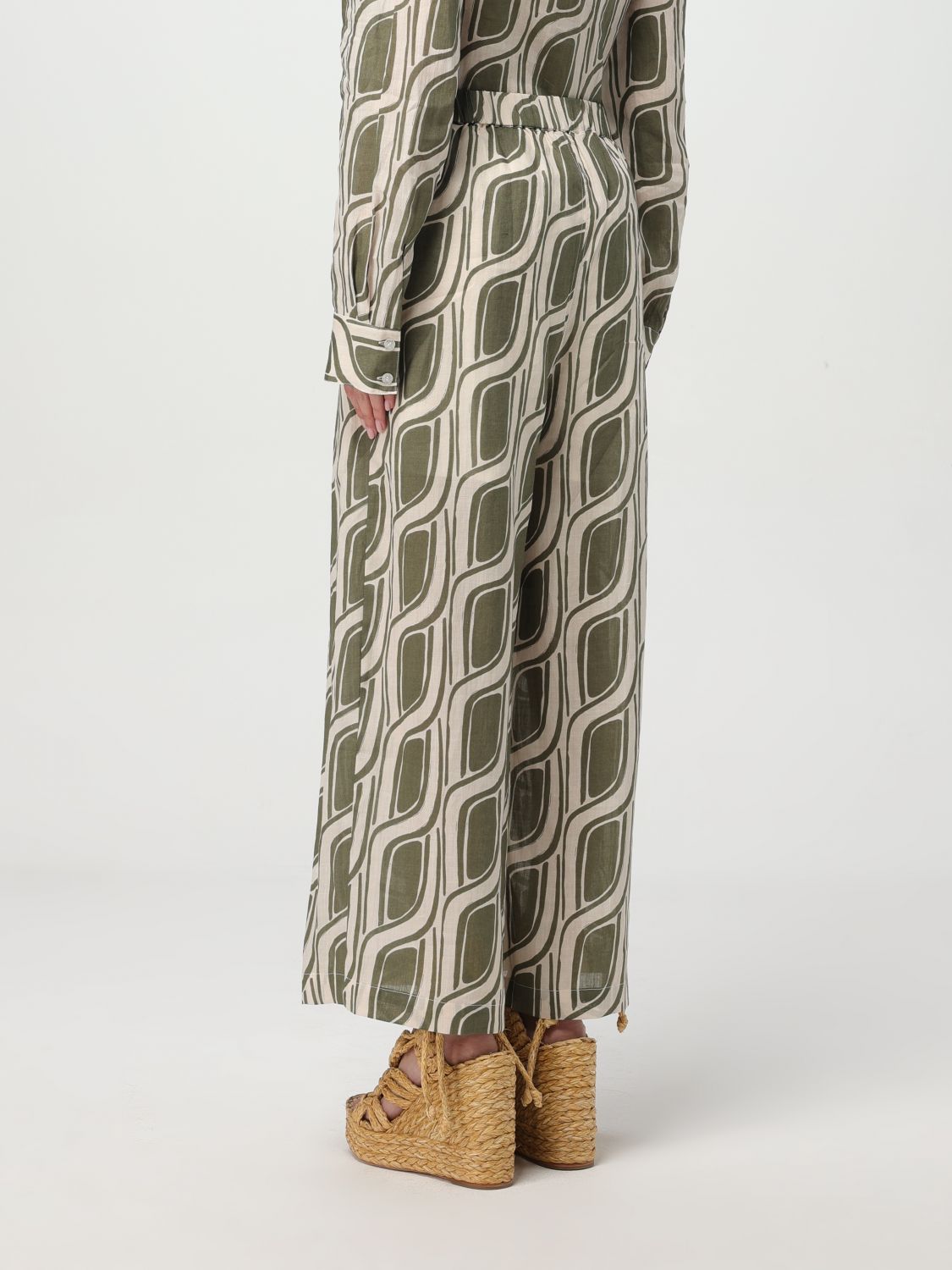 Pants LIU JO Woman color Green