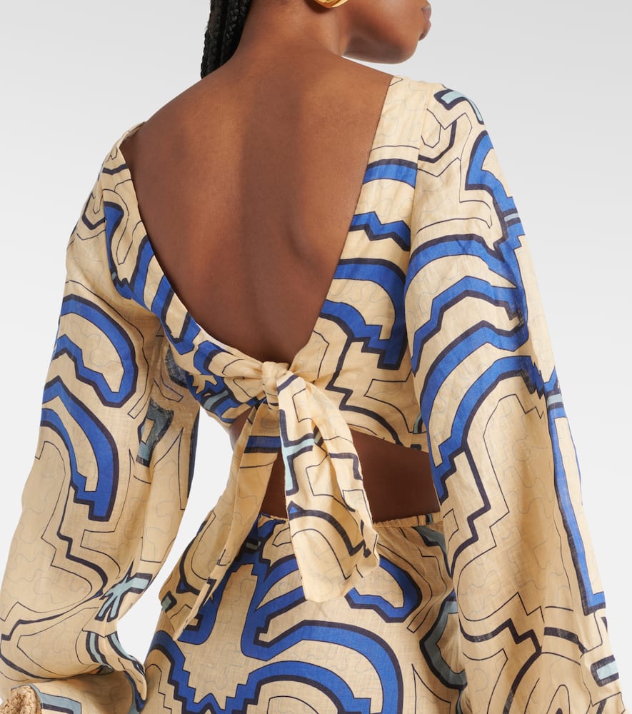 Linen midi dress