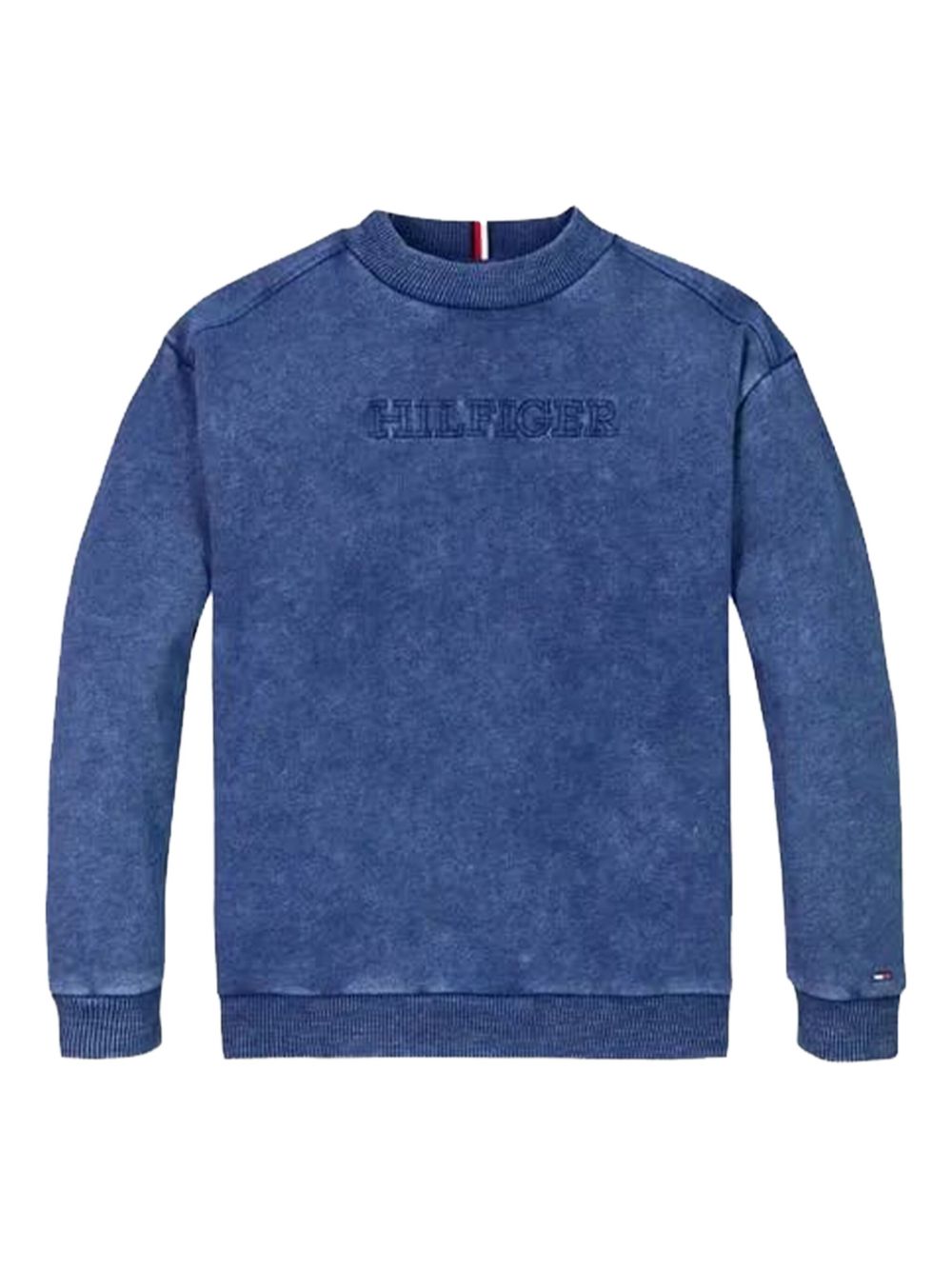 Tommy Hilfiger Junior logo-embroidered sweatshirt - Blue