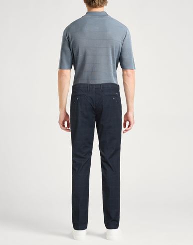 Man Pants Navy Size 28 Cotton, Polyester, Elastane
