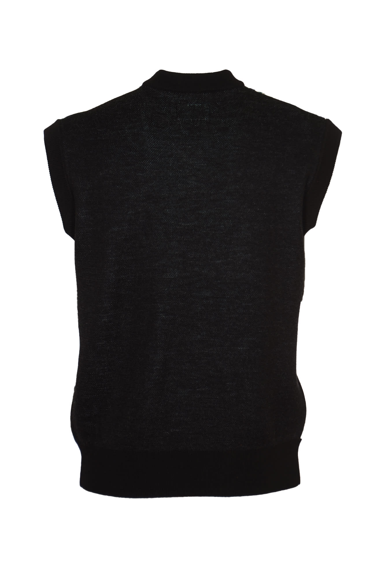V-neck Embroidered Sleeveless Top