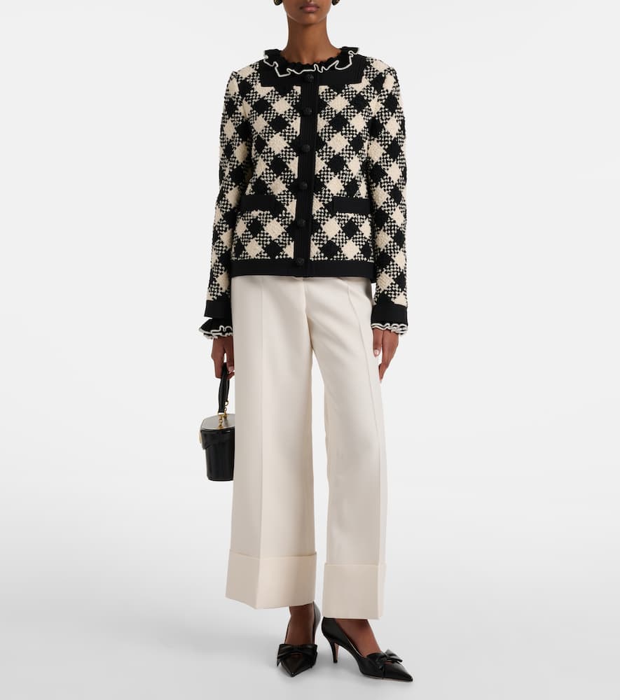 Crepe Couture wide-leg pants