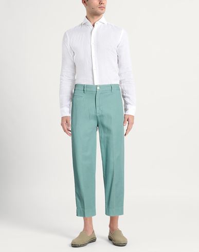 Man Pants Green Size 30 Cotton