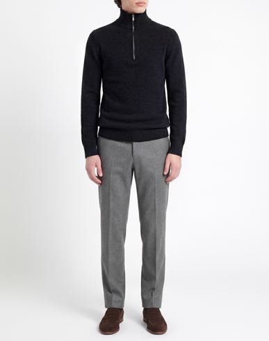 Man Sweater Navy Size L Alpaca wool, Polyamide, Wool, Elastane