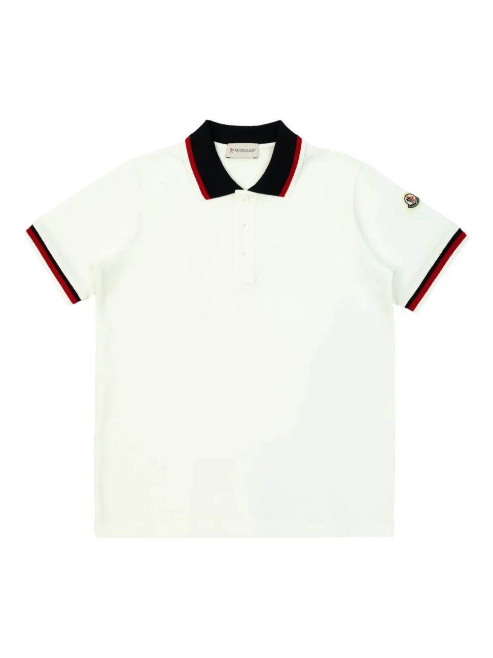 Short Sleeve Polo With Logo On The Shoulder