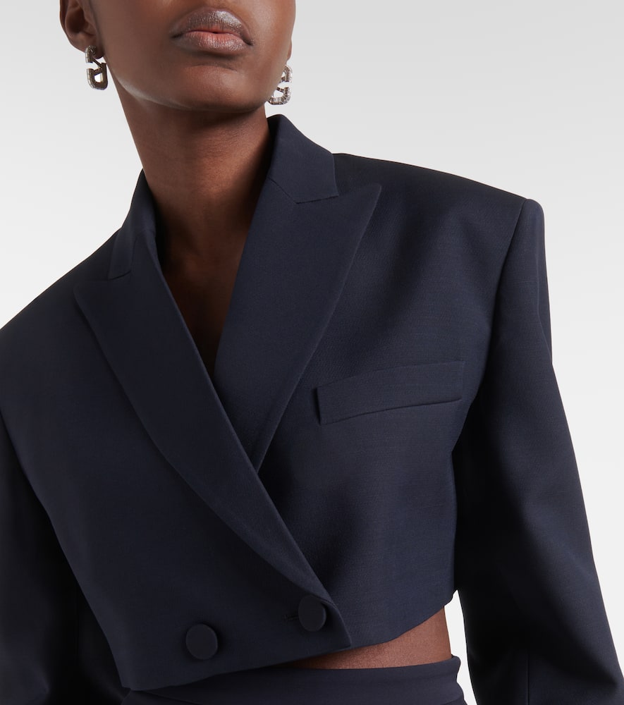 Valentino Giacca Crêpe Couture cropped blazer