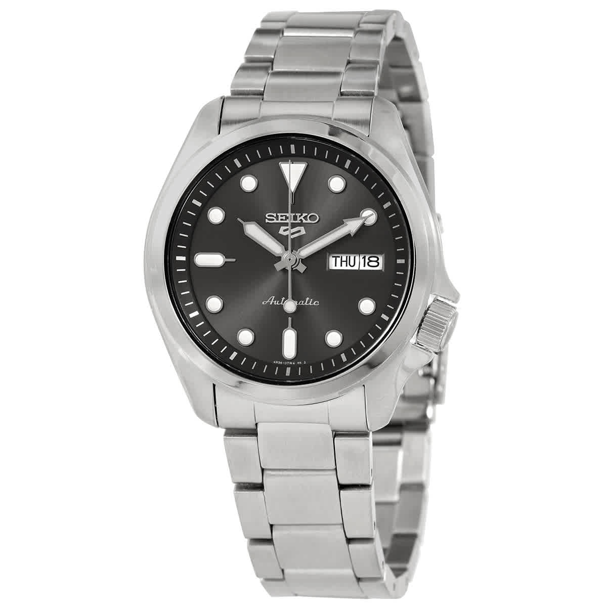 5 Sports Automatic Grey Dial Mens Watch SRPE51K1