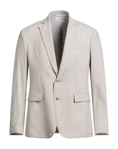 Man Blazer Light grey Size 40 Virgin Wool, Elastane