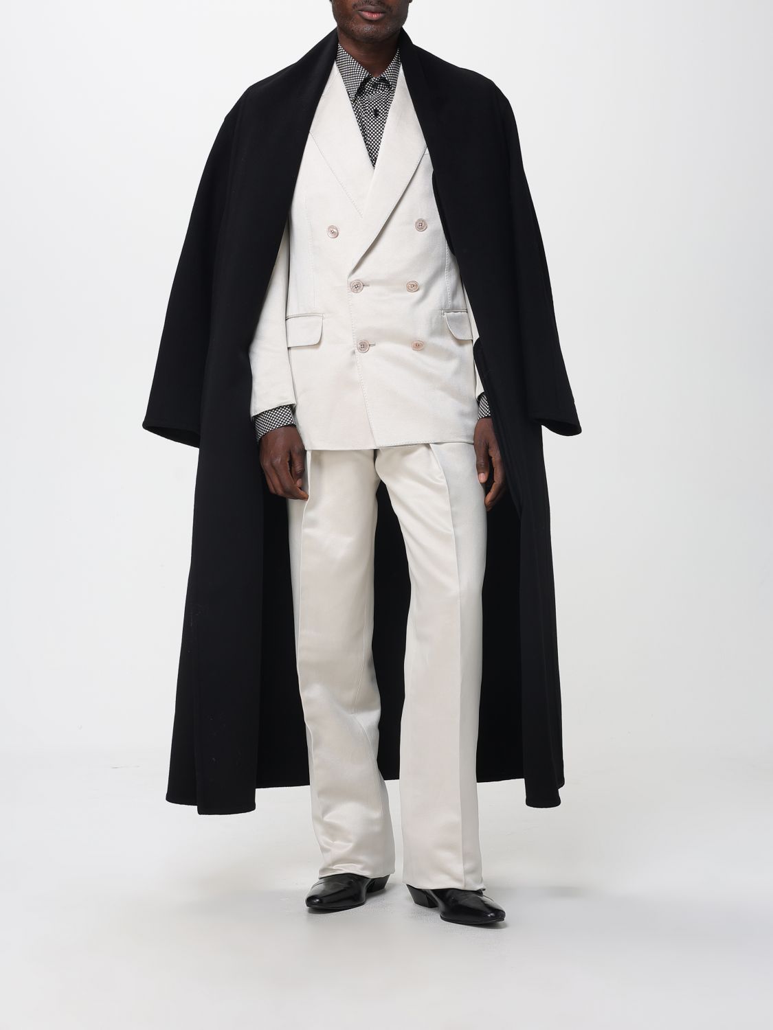 Trench Coat Men color Black